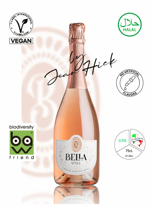 BELLA STYLE 0.0% SPARKLING VEGAN ROSÉ WINE